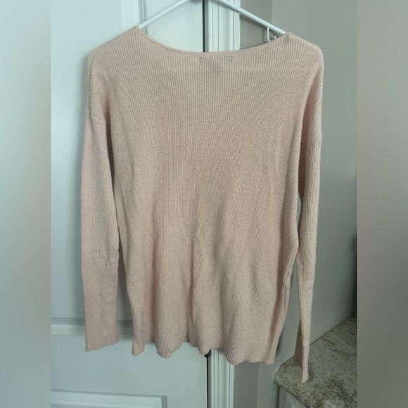 Banana Republic Pink Long Sleeved Sweater, Small - Picture 4 of 9